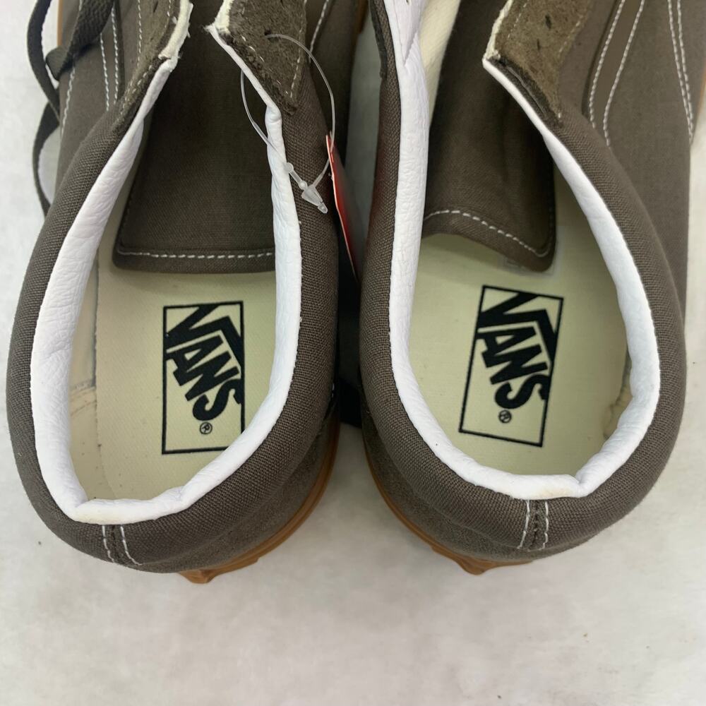 NWT Vans Mens Sz 12 Old Skool Canteen Gum Green Tan Shoes Sneakers Lace Up - Picture 6 of 9